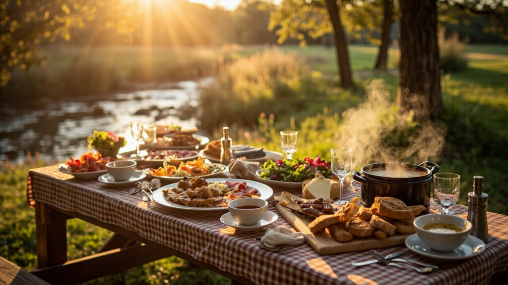 Vacances en camping : idées repas gourmands