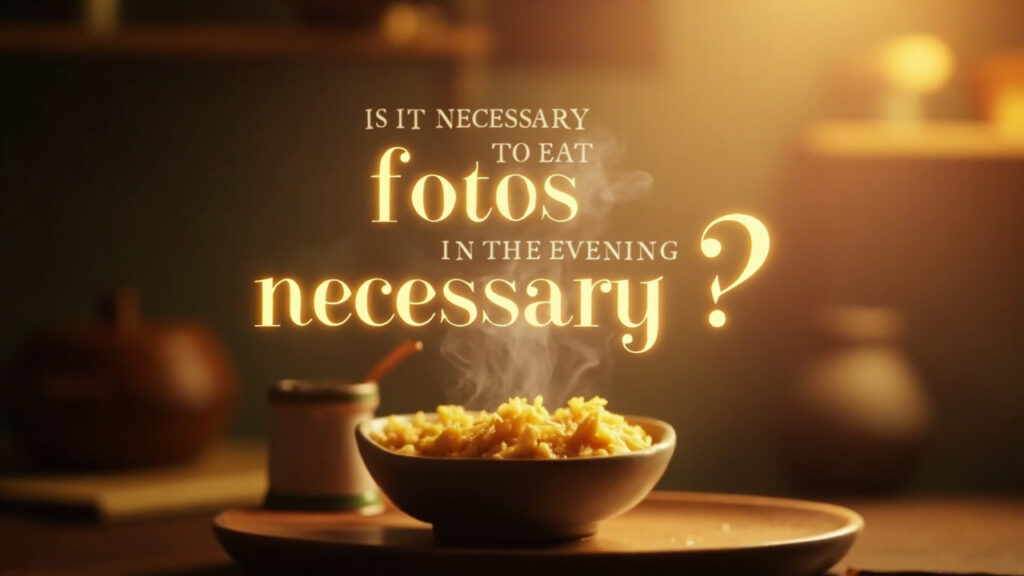 Faut-il manger des féculents le soir ?