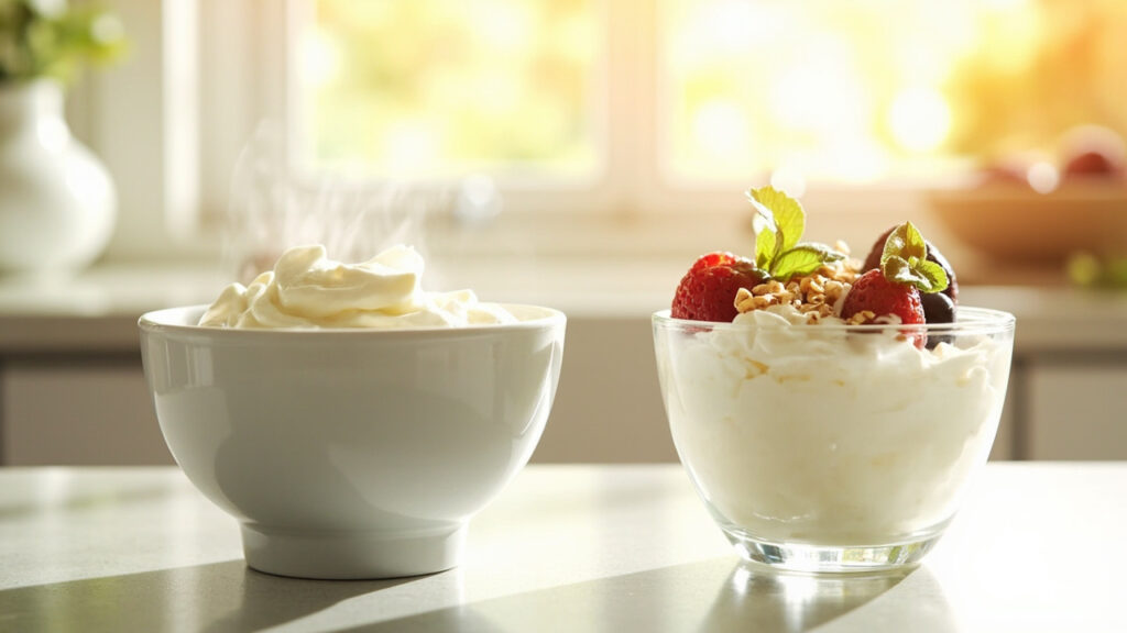 Différence entre fromage blanc et yaourt : que choisir