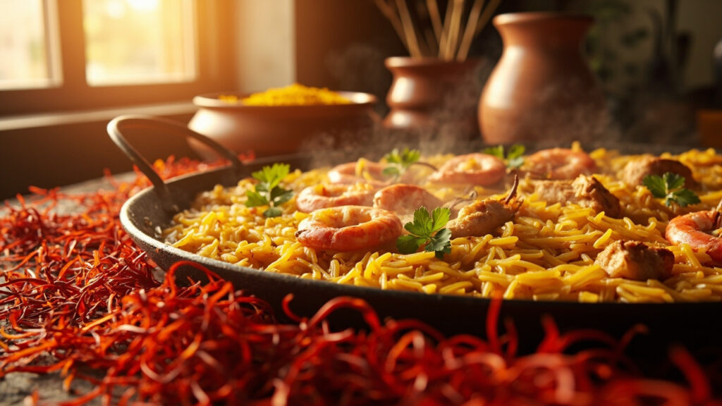 Le rôle du safran dans la paella : origine, utilisation et astuces