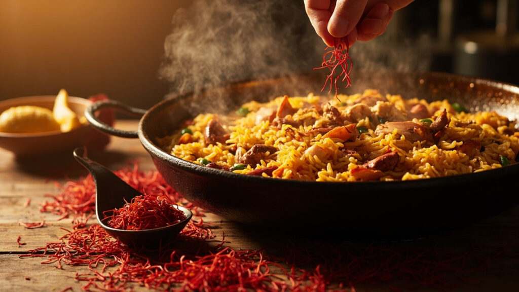 Le rôle du safran dans la paella : origine, utilisation et astuces
